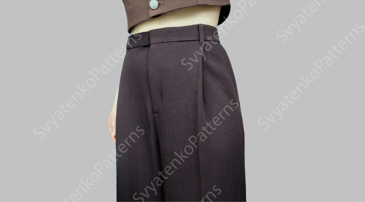 Pattern of wide palazzo pants, incredibly comfortable and simple pants, palazzo pants, summer women's pants with wide legs - Image 8